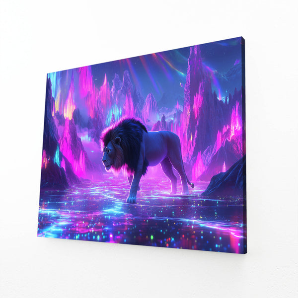 Lion Wall Art Cosmic Realm | MusaArtGallery™