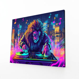 Lion Wall Art DJ Vibes | MusaArtGallery™