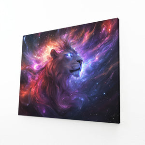 Lion Wall Art Galactic Majesty | MusaArtGallery™