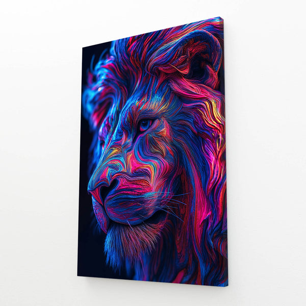 Lion Wall Art Glow | MusaArtGallery™