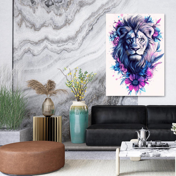 Lion Wall Art Majestic | MusaArtGallery™