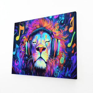 Lion Wall Art Musical Vibes | MusaArtGallery™