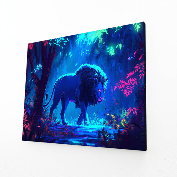 Lion Wall Art Mystic Forest | MusaArtGallery™