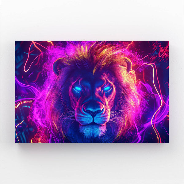 Lion Wall Art Mystic Glow | MusaArtGallery™