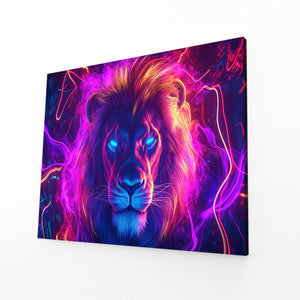 Lion Wall Art Mystic Glow | MusaArtGallery™