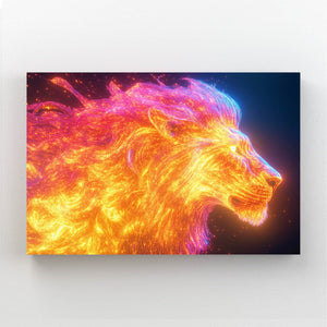 Lion Wall Art Radiance | MusaArtGallery™