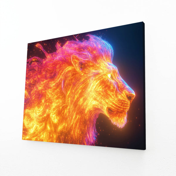 Lion Wall Art Radiance | MusaArtGallery™