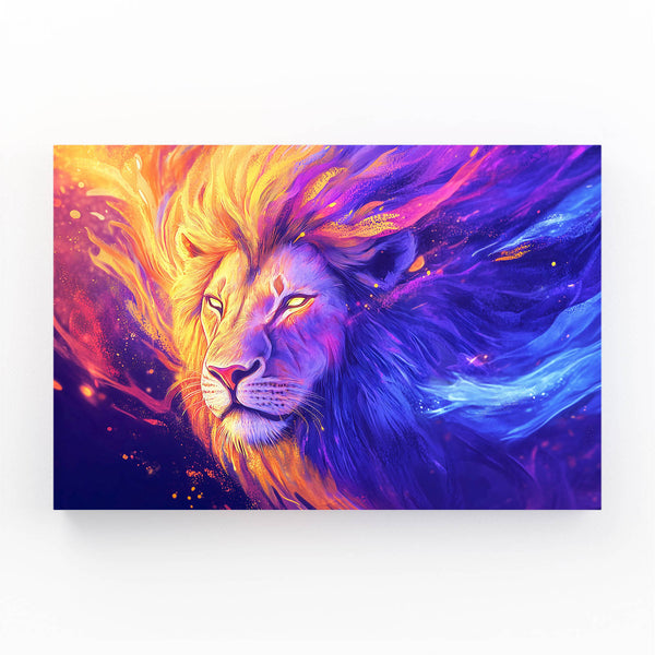 Lion Wall Art Radiant Blaze | MusaArtGallery™