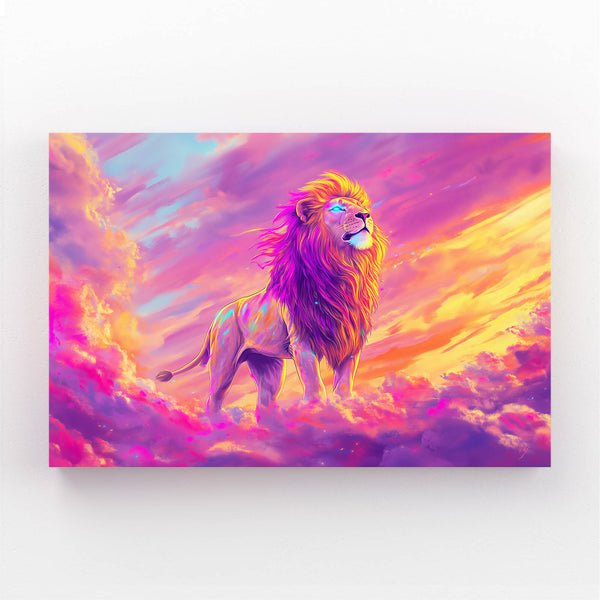 Lion Wall Art Radiant Horizon | MusaArtGallery™