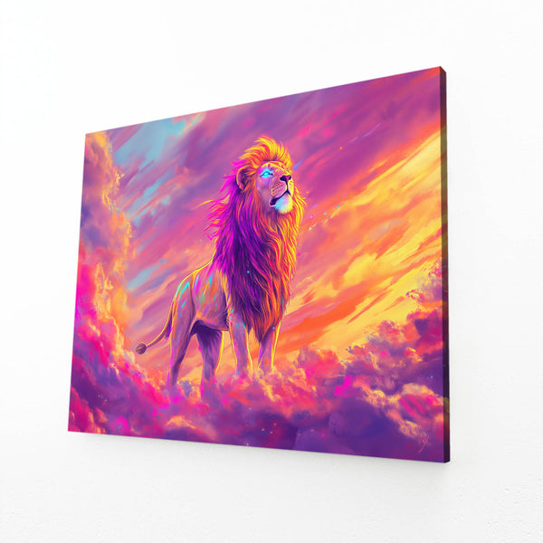 Lion Wall Art Radiant Horizon | MusaArtGallery™