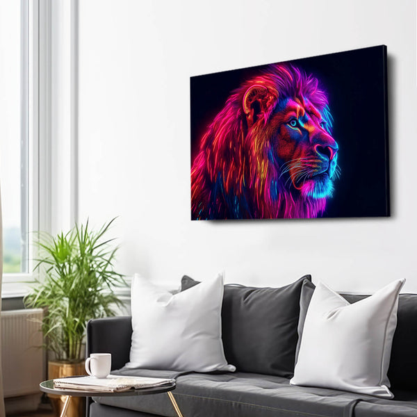 Lion Wall Art Radiant Roar | MusaArtGallery™