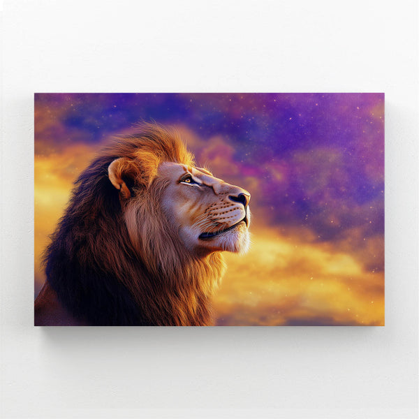 Lion Wall Art Serenity | MusaArtGallery™