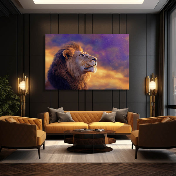 Lion Wall Art Serenity | MusaArtGallery™