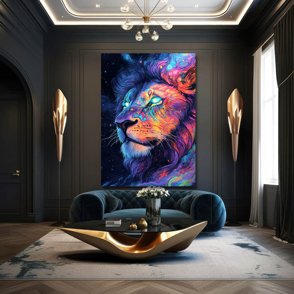 Lion Wall Art Stellar | MusaArtGallery™