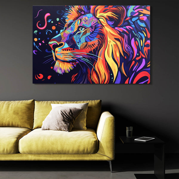 Lion Wall Art Vibrance | MusaArtGallery™