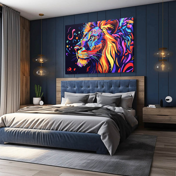 Lion Wall Art Vibrance | MusaArtGallery™