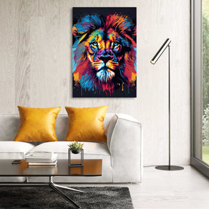 Lion Water Color Art | MusaArtGallery™