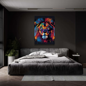 Lion Water Color Art | MusaArtGallery™