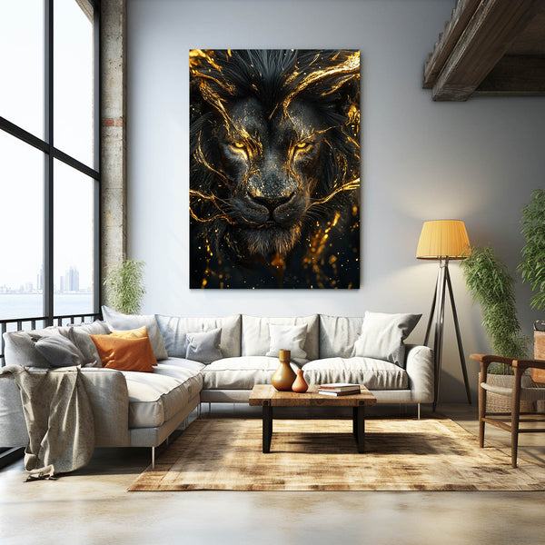 Lion's Fury Wall Art | MusaArtGallery™