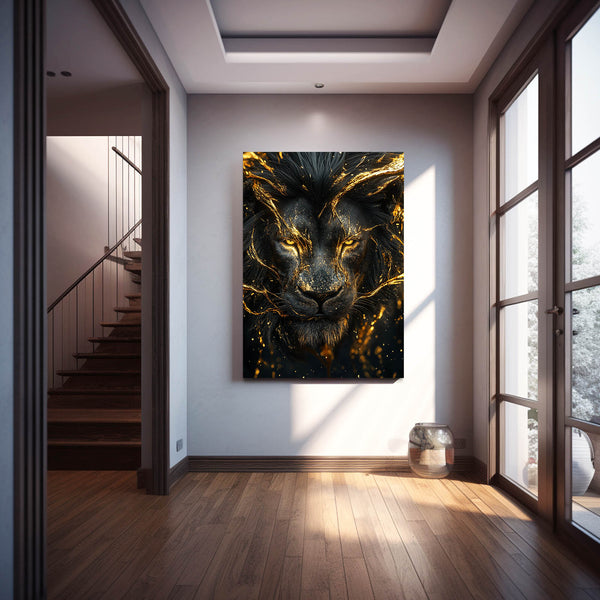 Lion's Fury Wall Art | MusaArtGallery™