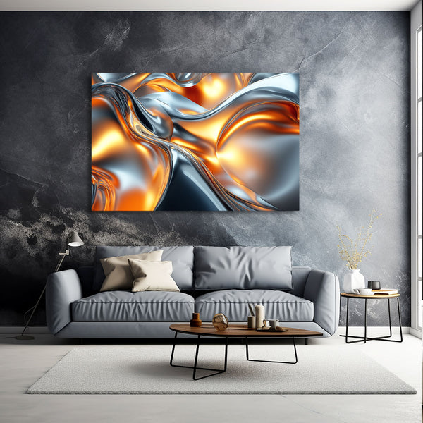 Liquid Metal Abstract Art | MusaArtGallery™