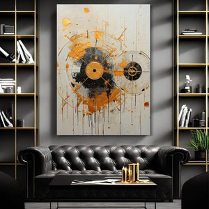 Living Room Abstract Wall Art | MusaArtGallery™
