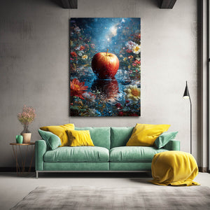 Living Room Apple Art