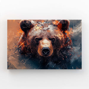 Living Room Bear Canvas