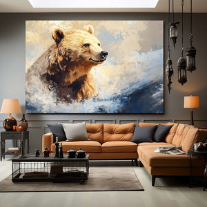 Living Room Bear Wall Art