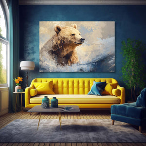 Living Room Bear Wall Art