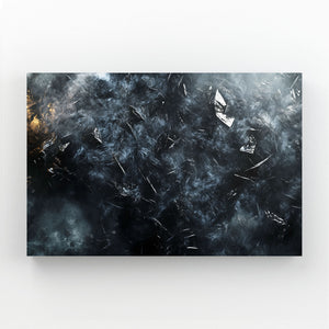 Living Room Black Abstract Art