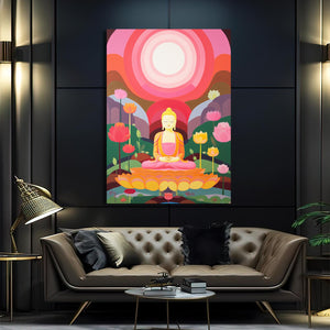 Living Room Buddha Wall Art | MusaArtGallery™