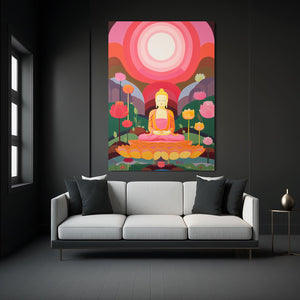 Living Room Buddha Wall Art | MusaArtGallery™
