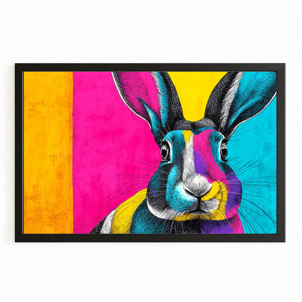 Living Room Bunny Print