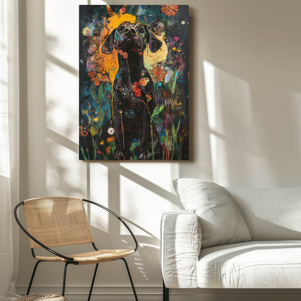 Living Room Dog Art