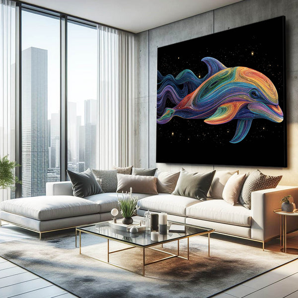 Living Room Dolphin Art