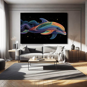 Living Room Dolphin Art