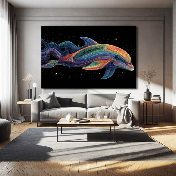 Living Room Dolphin Art