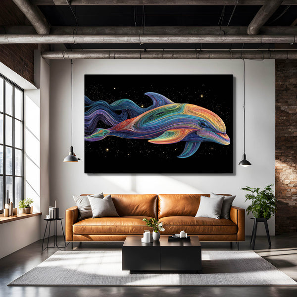 Living Room Dolphin Art