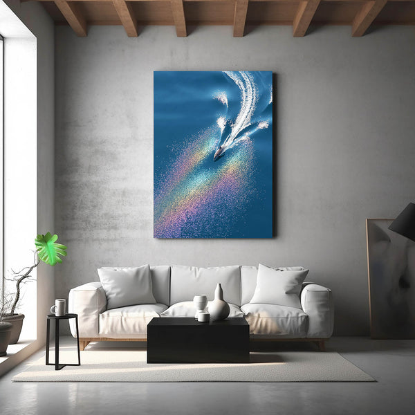 Living Room Dolphin Wall Art