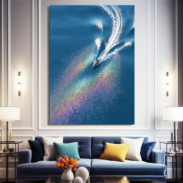 Living Room Dolphin Wall Art