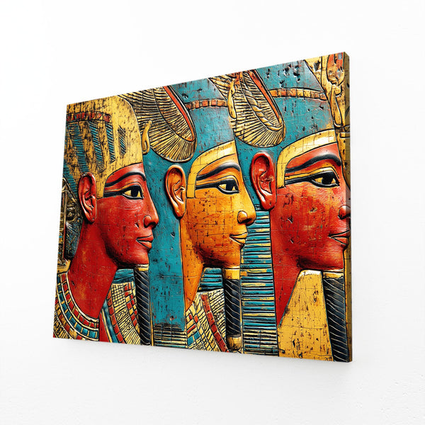 living room egyptian art