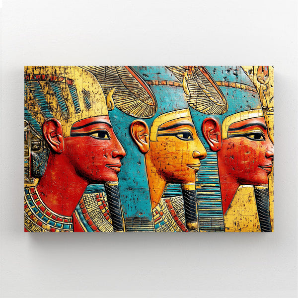 living room egyptian art