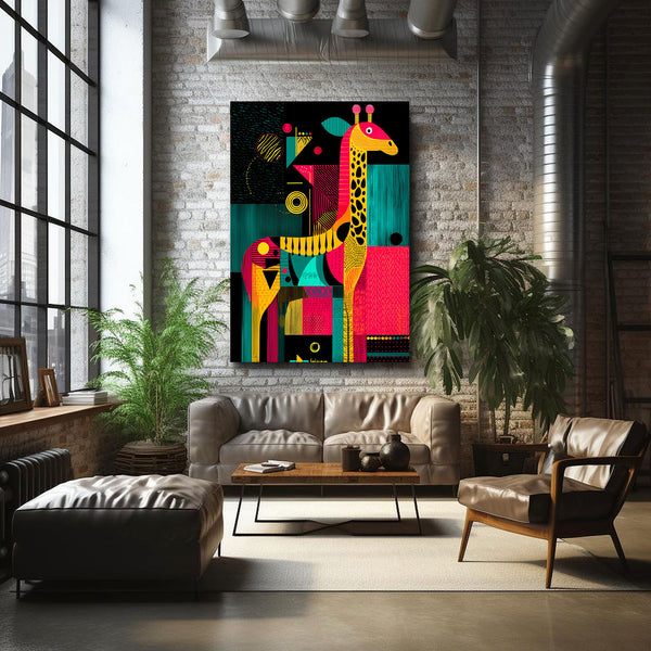 Living Room Giraffe Art