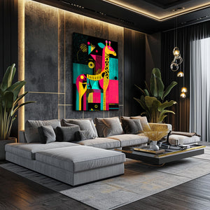 Living Room Giraffe Art
