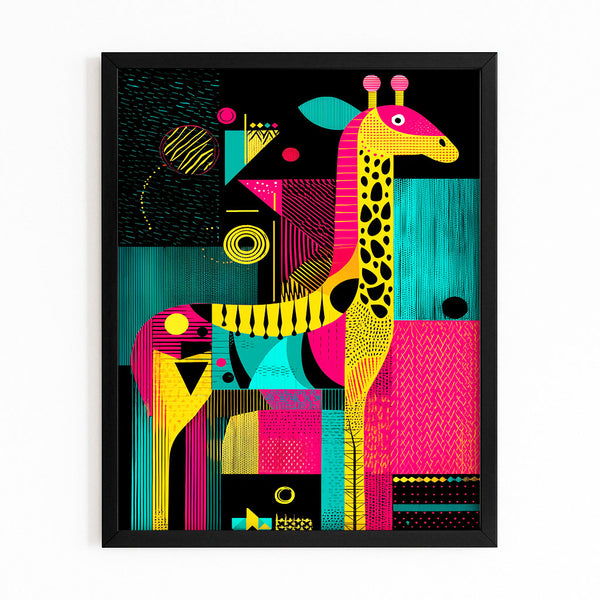 Living Room Giraffe Art