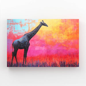 Living Room Giraffe Wall Art