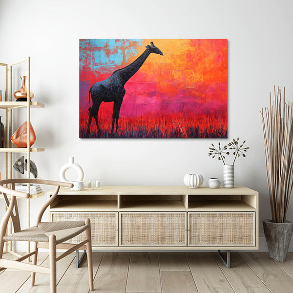 Living Room Giraffe Wall Art