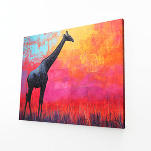 Living Room Giraffe Wall Art