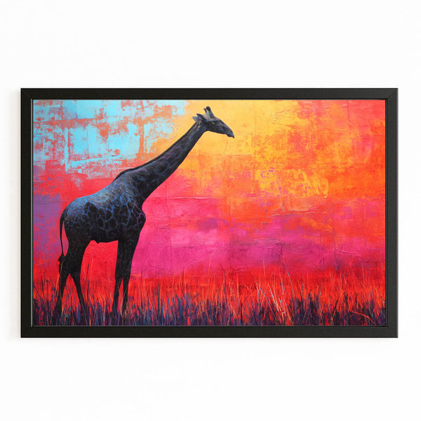Living Room Giraffe Wall Art